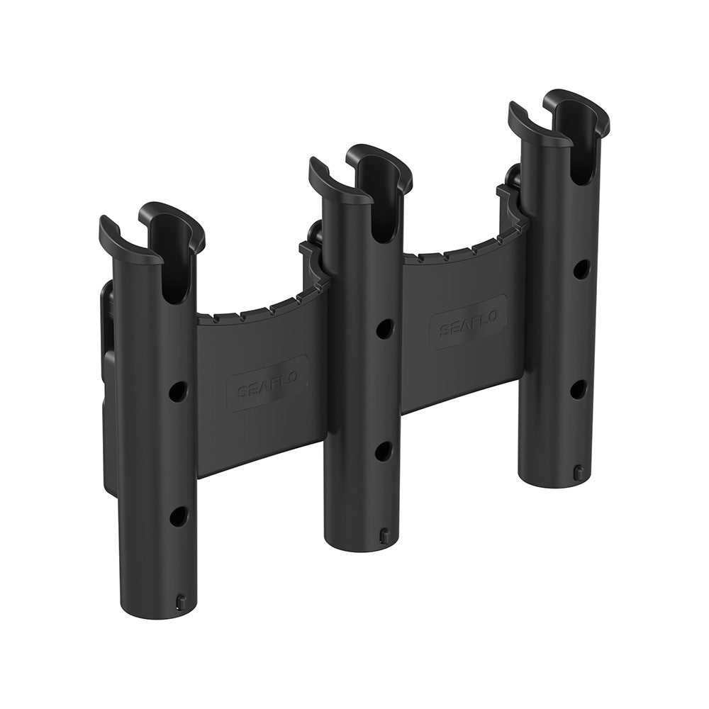 SEAFLO 3Rod Fishing Rod Holder Bracket Wall Mounted Boat Side Mount Tool Holder Tube Links