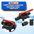 SEAFLO 720 GPH Diaphragm Hand Pump with 1.50" Hose Connections