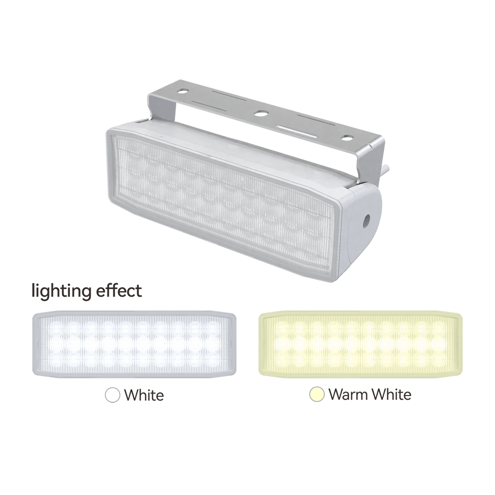 SEAFLO Dual Colour LED Floodlights - 01 Series (Bracket Mount)