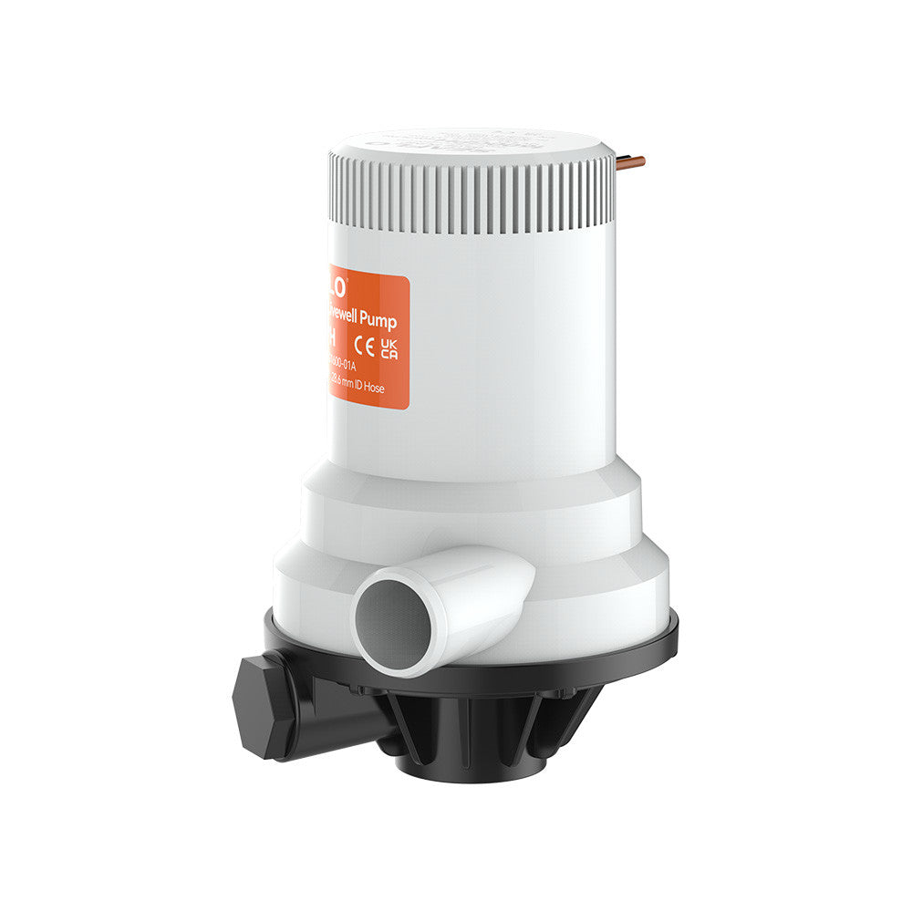 SEAFLO 01-series 1600 GPH Dual Port Livewell Pump 1" NPT Inlet (Choose 12V or 24V)