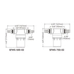 SEAFLO Fresh Water Strainer 02 Series