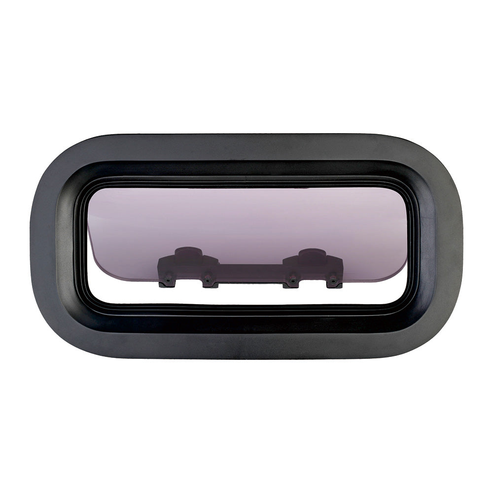 SEAFLO 05 Series Standard Rectangular Portlight - Choose Black or Metallic Frame