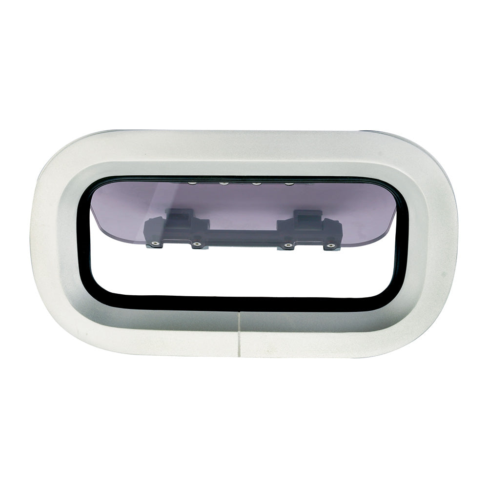 SEAFLO 05 Series Standard Rectangular Portlight - Choose Black or Metallic Frame