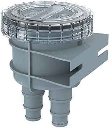 SEAFLO Raw Cooling Water Intake Basket Strainer for Seawater Marine & Boat