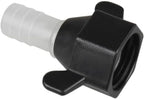 SEAFLO (NO: 51F01) 1/2"-14 FNPT x 1/2" Barb Straight Pump Fitting for SHURFLO, SEAFLO, Circle River, Johnson, Jabsco, FLOJET, REMCO, Lippert, USA ADVENTURE and other Pumps (04-Pack)