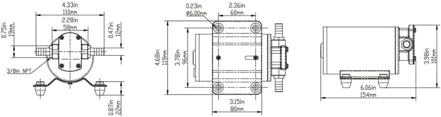 SEAFLO Self-Priming Gear Pump (12V|3.2GPM|12.0LPM) (Choose 12V or 24V)
