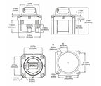 SEAFLO Heavy Duty 900 Amp 4 Position Battery Selector Switch (Choose Quantity)