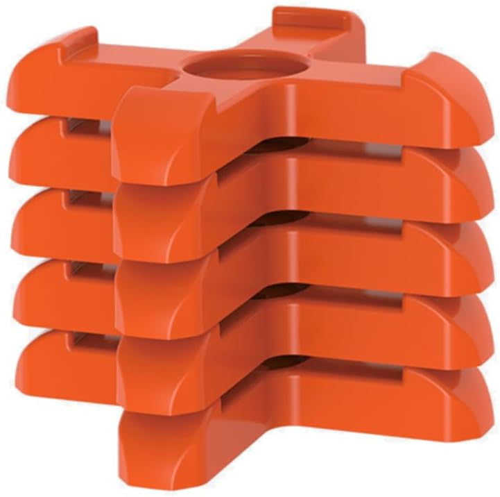 SEAFLO RV Tongue Jack Stand (5- Pack) - Distributes Your Trailer Weight Evenly - Compatible with 2” inch to 6” inch Diameter Tongue Jacks