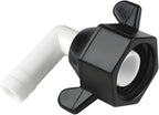 SEAFLO (NO: 51F05) 1/2"-14 FNPT x 3/8" Barbed Angled Universal Pump Fitting for SHURFLO, SEAFLO, Circle River, Johnson, Jabsco, FLOJET, REMCO, Lippert, USA ADVENTURE and other Pumps (1-Pack)