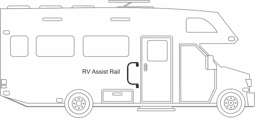 SEAFLO New Foldable Assist Rail
