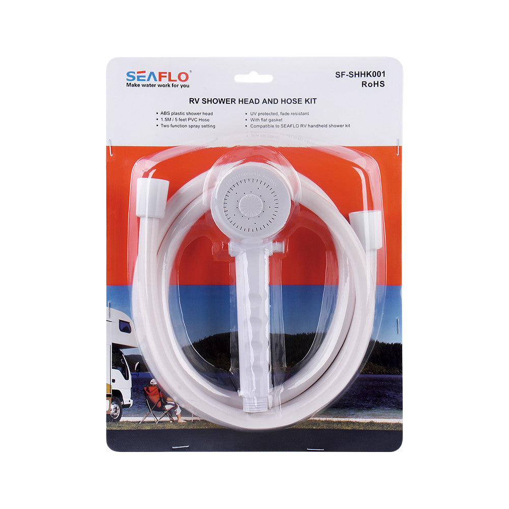 SEAFLO Shower Head and Hose Kit