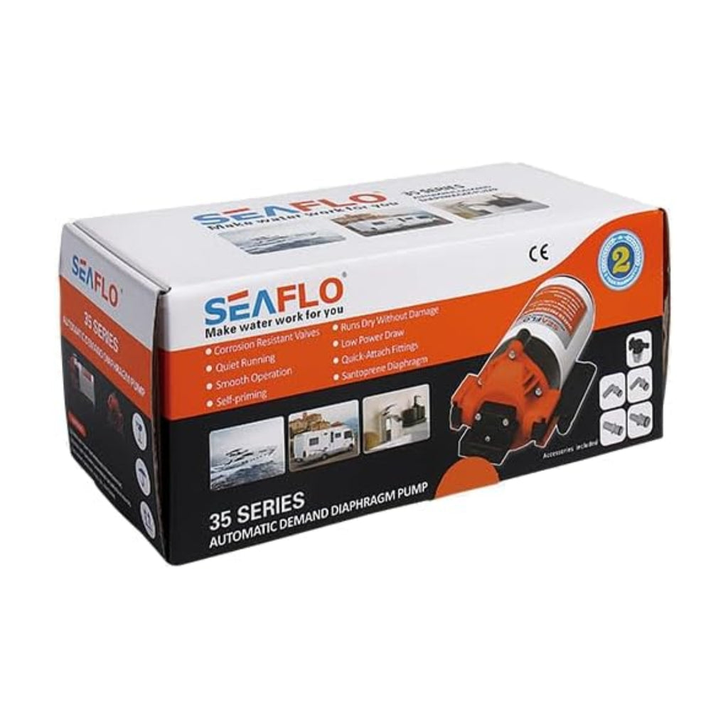 SEAFLO 35 Series DC Diaphragm Pump - 12V | 2.2 GPM | 60 PSI