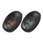 SEAFLO 05 Series 2W Vertical Mount Lights, 2NM (White | Black | S.S. 316)