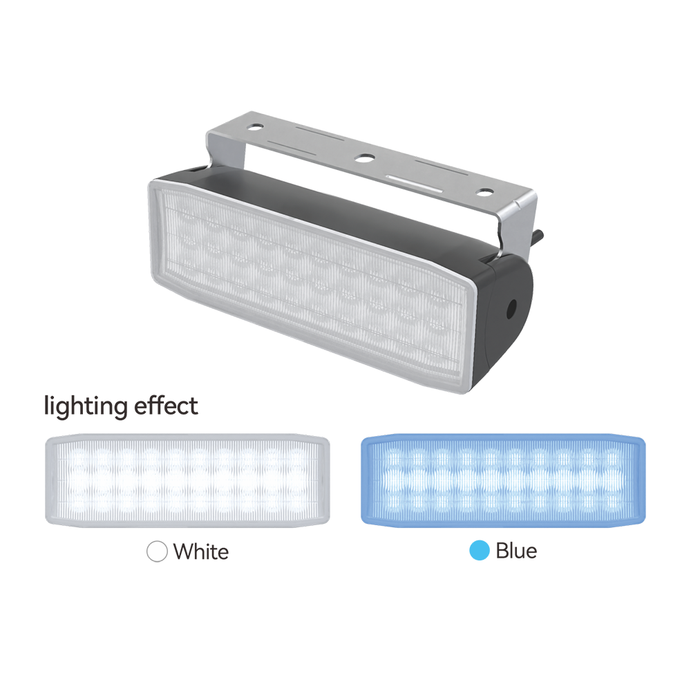 SEAFLO Dual Colour LED Floodlights - 01 Series (Bracket Mount)
