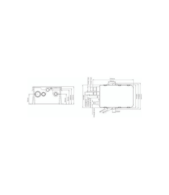SEAFLO 07-Series Shower Sump Pump System Box Multi Inlet 12V DC 750GPH