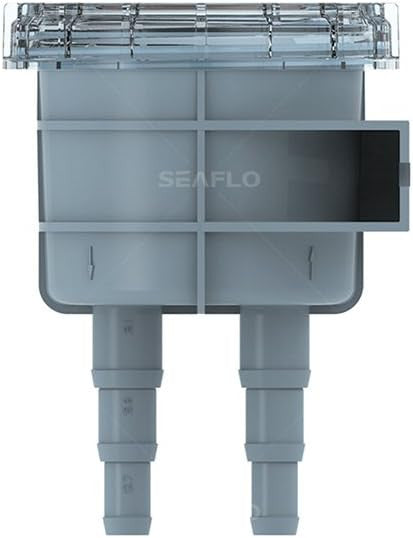 SEAFLO Raw Cooling Water Intake Basket Strainer for Seawater Marine & Boat - Fits 1/2", 5/8", & 3/4" Hose