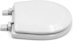 Compact Toilet Cover Kit, Wood Oval Replacement Seat Lid