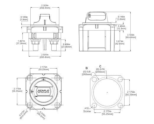 SEAFLO Battery Disconnect Switch