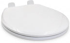 Toilet Cover Kit with Soft Close Seat, Oval Fully Plastic Replacement Seat Lid