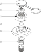 SEAFLO Plastic Water Inlet RV/Marine/Water Systems