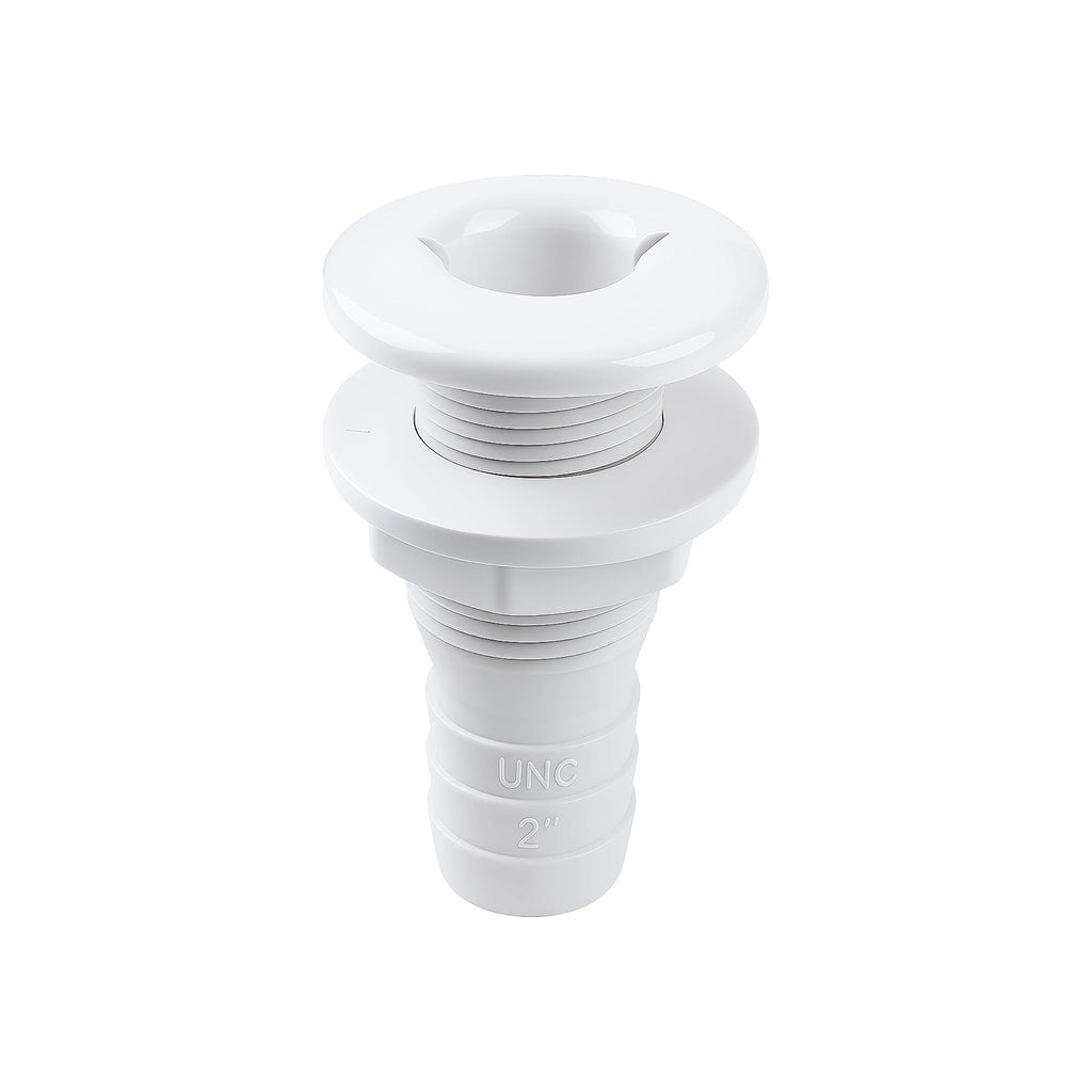 SEAFLO 1 1/8" Thru Hull Fitting (Black | White)