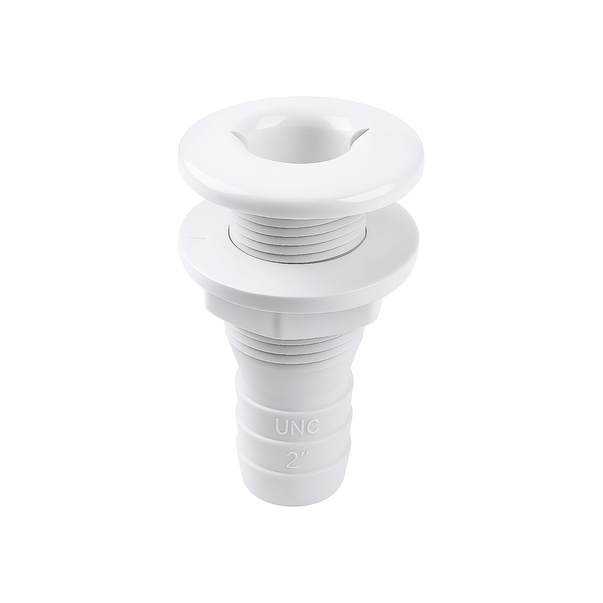 SEAFLO 1 1/8" Thru Hull Fitting (Black | White)
