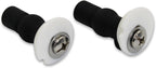 Toilet Cover Kit with Soft Close Seat, Oval Fully Plastic Replacement Seat Lid