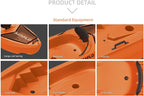 SEAFLO Premium Sit-on Recreational/Day Touring/Sea Kayaks(8'8"-16'2.4") (BMA118-Orange 11' 8.4")