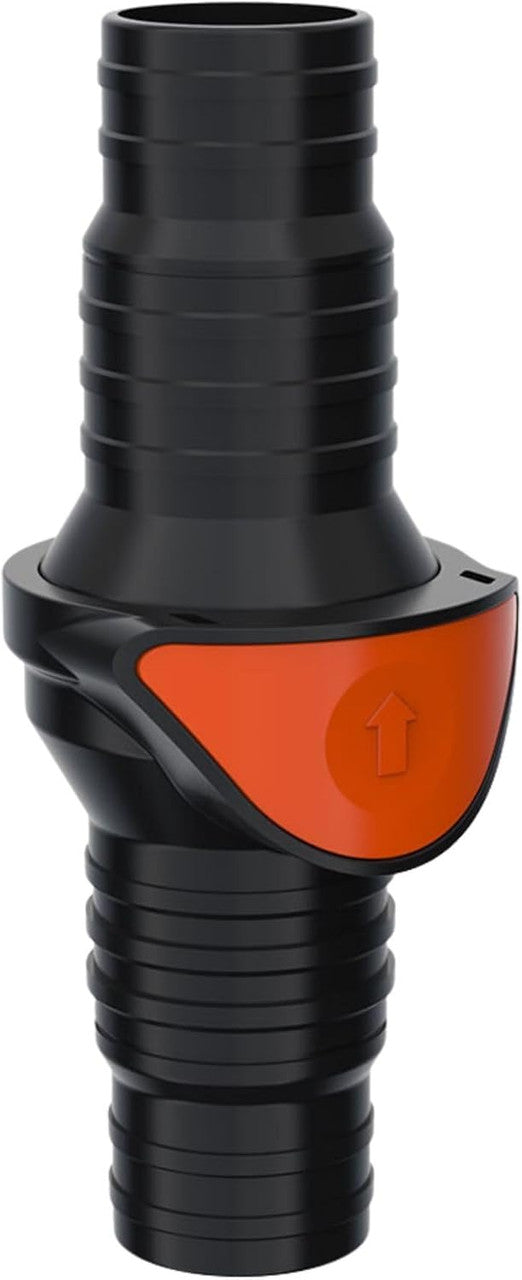 SEAFLO in-Line/ 90° Quick Disconnect Non-Return Check Valve PA6+GF+POM Construction, Anti-Backflow Design, Versatile Applications (Choose Size and Style)
