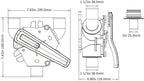 Seaflo Marine Waste Tank Y-Valve