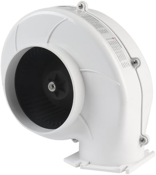 SEAFLO High Flow Blower Fan, 320 CFM 12 Volt (Flange Mount)