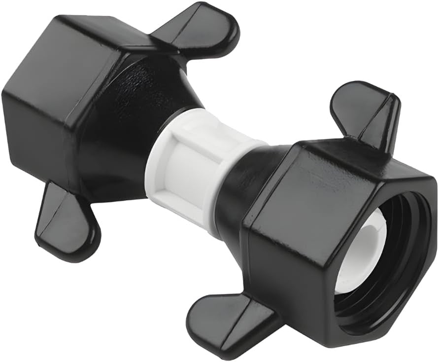 SEAFLO (NO: 51F09) 1/2" FNPT x 1/2" FNPT Barbed Straight Universal Pump Fitting for SHURFLO, SEAFLO, Circle River, Johnson, Jabsco, FLOJET, REMCO, Lippert, USA ADVENTURE and other Pumps (1-Pack)