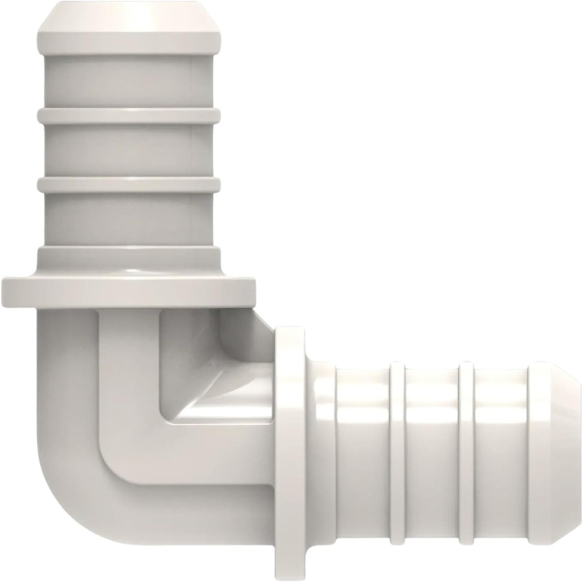 SEAFLO Plastic PEX Pipe Coupling Fitting 90 Degree 1/2" Barb x 1/2" Barb Fitting Elbow Adapter-Compatible with PEX or PE-RT Pipe, Corrosion Resistant (5-Pack)