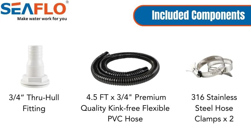 SEAFLO Bilge Pump Installation Kit