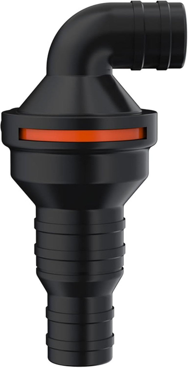 SEAFLO in-Line/ 90° Quick Disconnect Non-Return Check Valve PA6+GF+POM Construction, Anti-Backflow Design, Versatile Applications (Choose Size and Style)