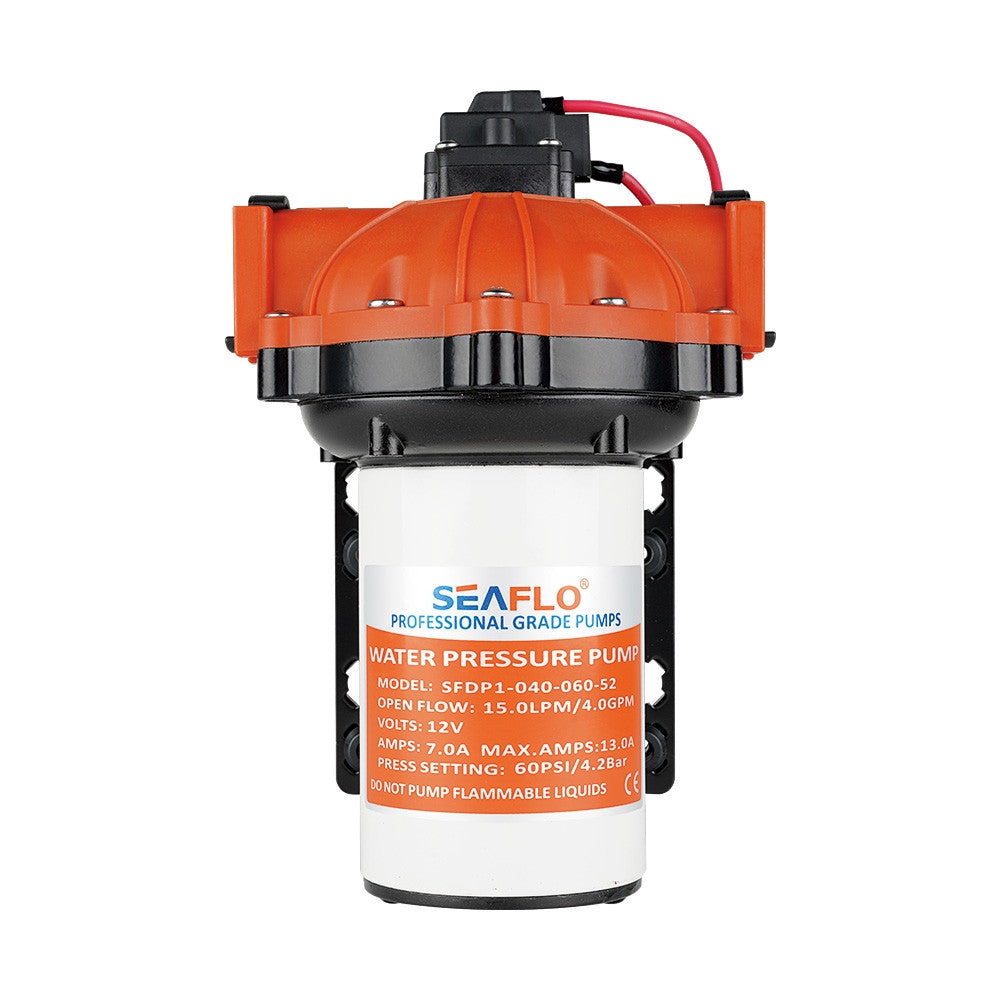 SEAFLO 52-Series Diaphragm Water Pressure Pump (12V DC | 5.5 GPM | 60 PSI)