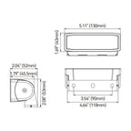 SEAFLO LED Floodlights - 03 Series (Bracket Mount)