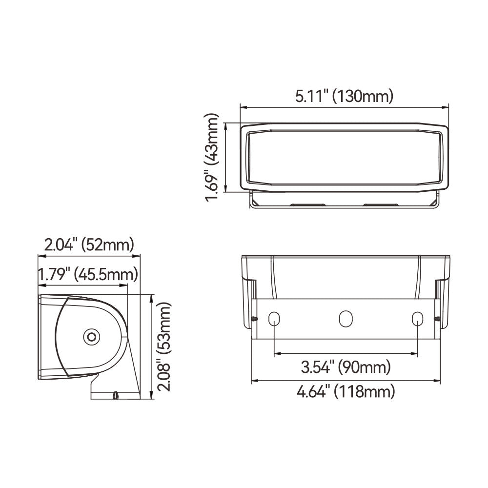 SEAFLO LED Floodlights - 03 Series (Bracket Mount)