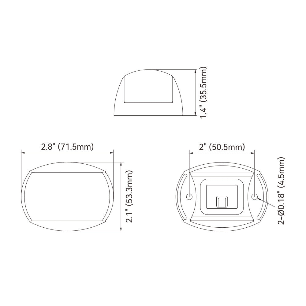 SEAFLO 06 Series Vertical Mount Lights