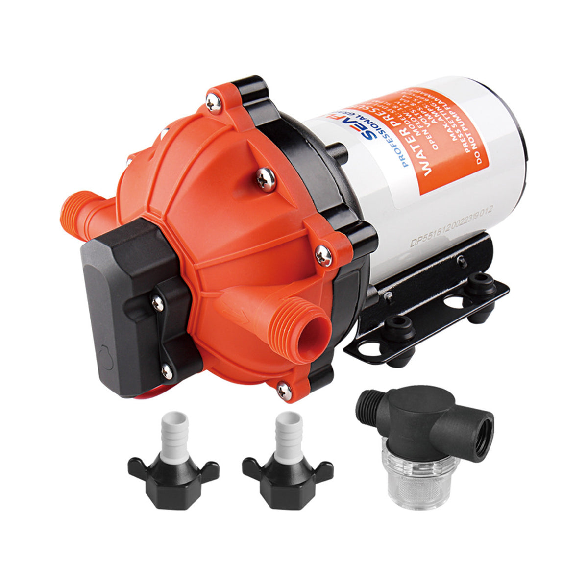 SEAFLO 55-Series Industrial Water Pressure Pump w/Power Plug for Wall Outlet - 115VAC, 5.0 GPM, 60 PSI