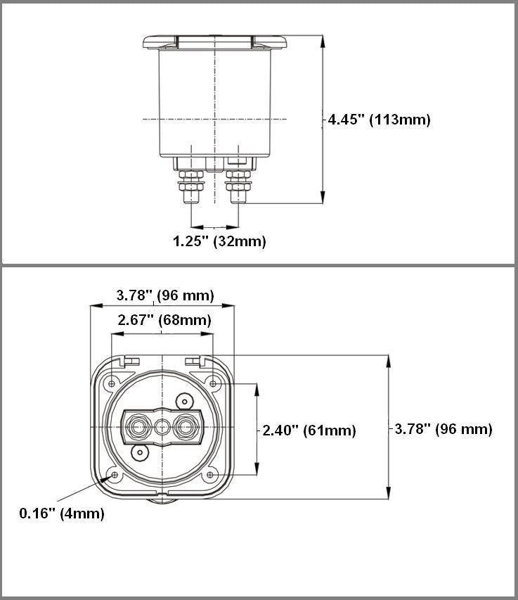 SEAFLO Heavy Duty 275 Amp Battery Isolator ON/OFF Key Switch