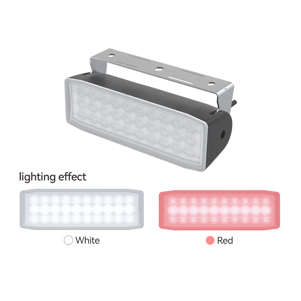SEAFLO Dual Colour LED Floodlights - 01 Series (Bracket Mount)