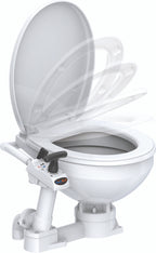SEAFLO Manually Operated Marine Toilet Head (Choose Compact or Regular Size