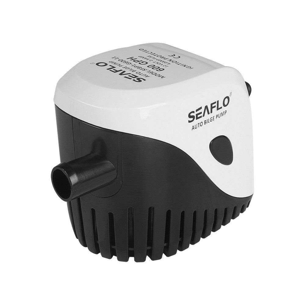 SEAFLO 11-Series 600GPH Automatic Submersible Bilge Water Pump with Magnetic Float Switch (Choose 12V or 24V)