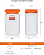SEAFLO Waterproof Storage Bins with Lid for Marine, RV, Storage, Kayak, Camping