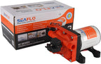 SEAFLO 42 Series 24V 3.0GPM 55PSI Continuous Duty Diaphragm Pump with Bypass for Reduced Cycling | Fresh and Salt Water | UL Certified | Self-Priming for Marine, RV, Off-Grid, and Caravan