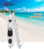 SEAFLO Premium Sit-in Recreational/Day Touring/Sea Kayaks (TKA120-red/white)