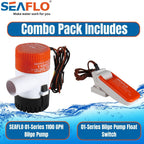 SEAFLO 15-Series Bilge Pump and Float Switch (12V | 1100GPH)