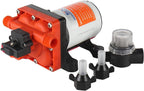 SEAFLO 42 Series 24V 3.0GPM 55PSI Continuous Duty Diaphragm Pump with Bypass for Reduced Cycling | Fresh and Salt Water | UL Certified | Self-Priming for Marine, RV, Off-Grid, and Caravan