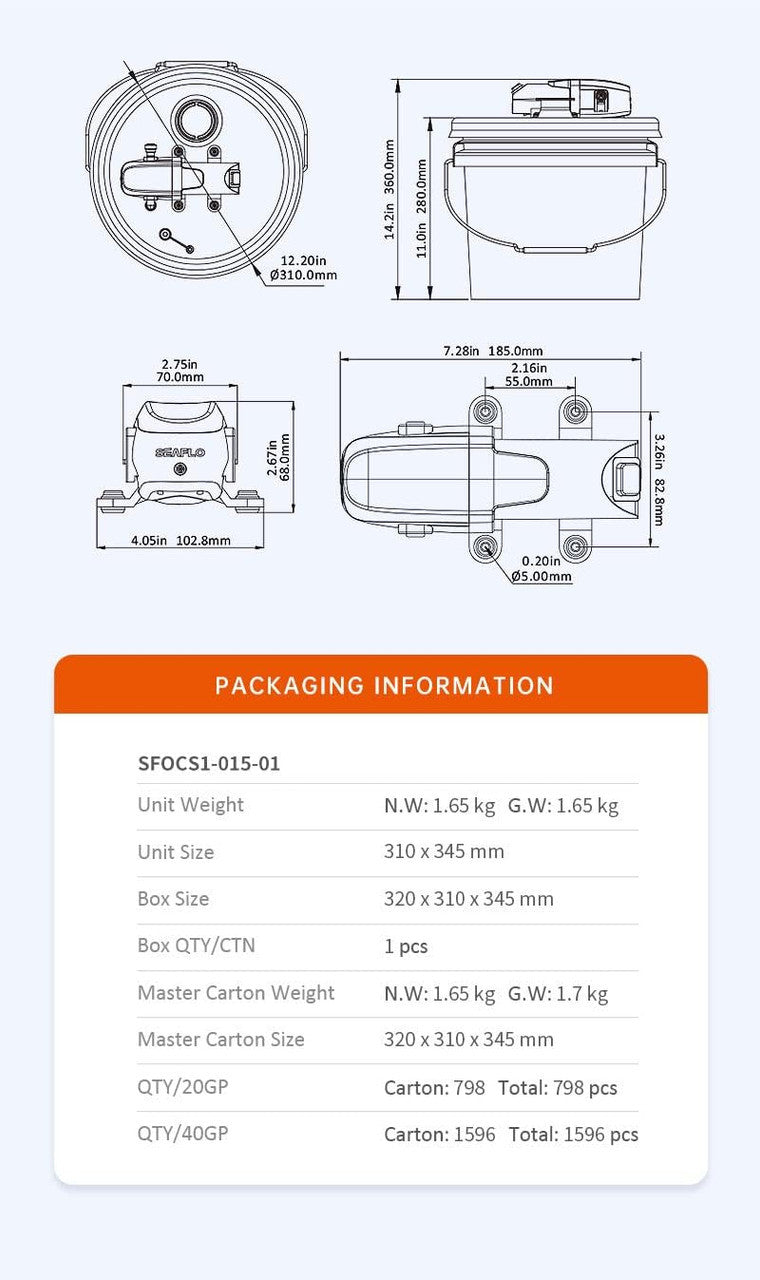 SEAFLO Oil Change System (12V | 3.7 GPM)